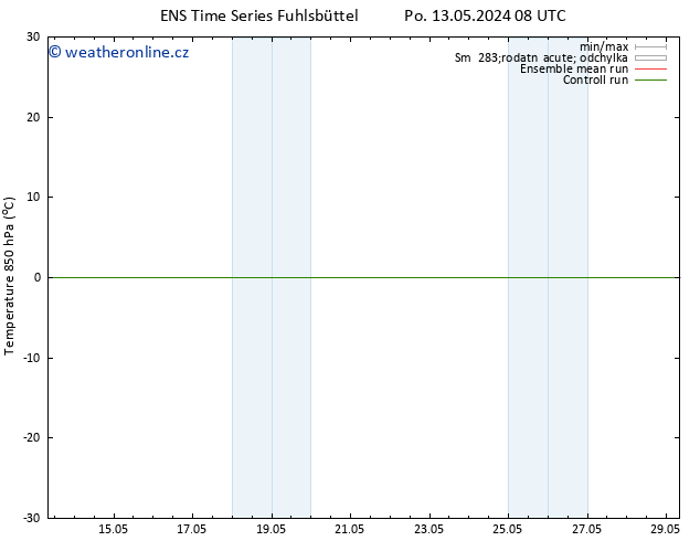 Temp. 850 hPa GEFS TS Čt 16.05.2024 02 UTC