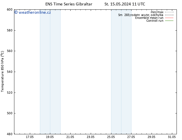Height 500 hPa GEFS TS St 15.05.2024 11 UTC