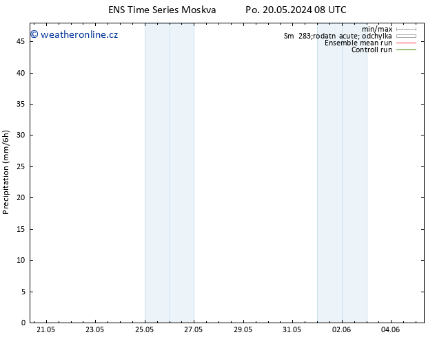 Srážky GEFS TS So 25.05.2024 20 UTC