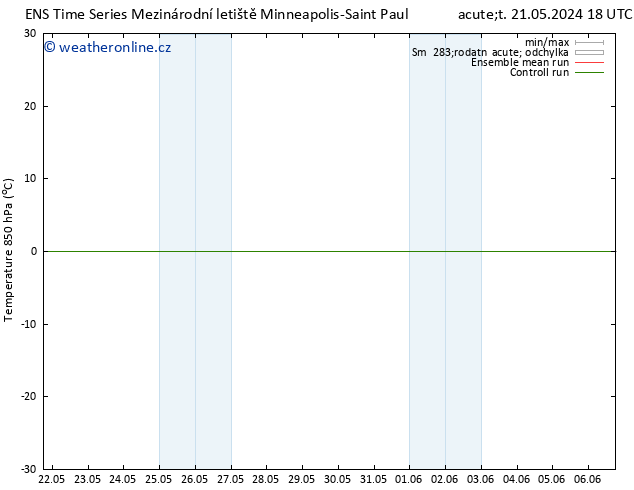Temp. 850 hPa GEFS TS St 22.05.2024 00 UTC