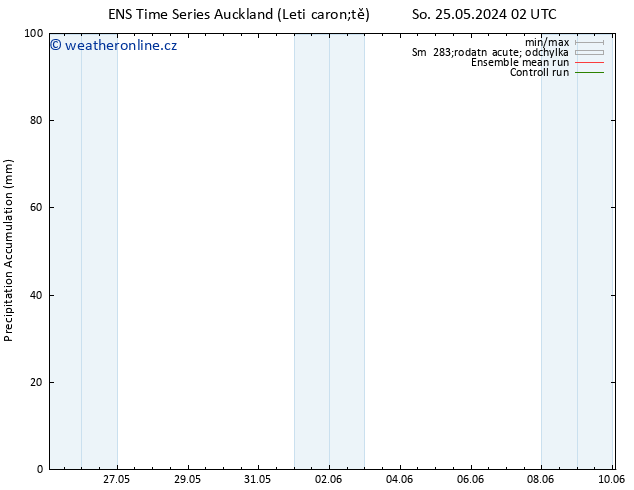 Precipitation accum. GEFS TS So 25.05.2024 14 UTC