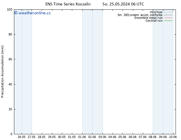 Precipitation accum. GEFS TS So 25.05.2024 12 UTC