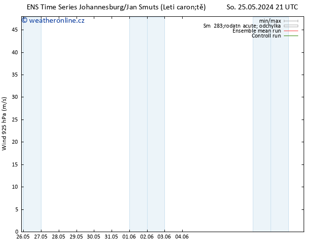 Wind 925 hPa GEFS TS Čt 30.05.2024 09 UTC