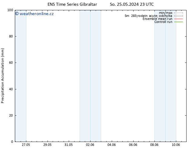 Precipitation accum. GEFS TS Pá 31.05.2024 23 UTC