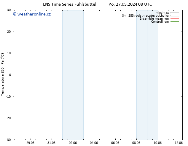 Temp. 850 hPa GEFS TS Čt 30.05.2024 02 UTC