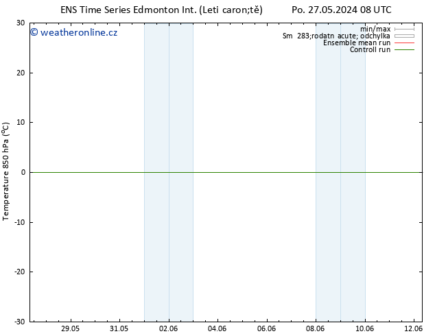 Temp. 850 hPa GEFS TS Čt 30.05.2024 20 UTC