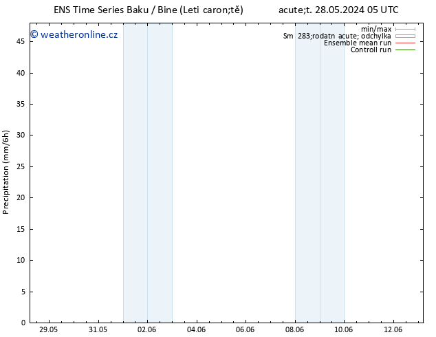 Srážky GEFS TS Út 28.05.2024 11 UTC