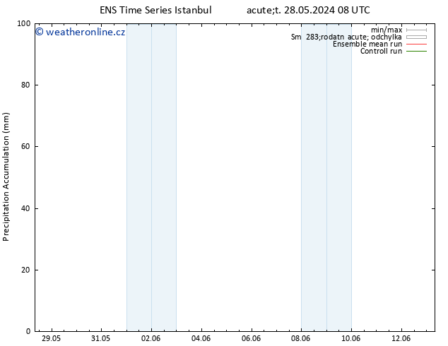 Precipitation accum. GEFS TS Čt 13.06.2024 08 UTC