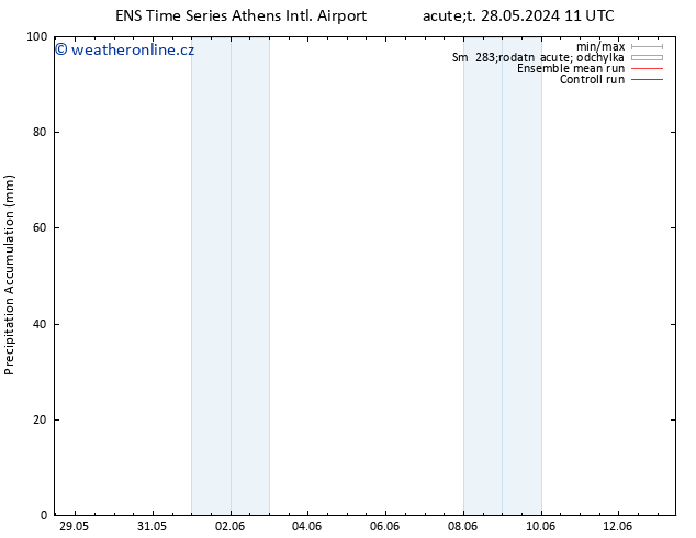 Precipitation accum. GEFS TS Čt 13.06.2024 11 UTC