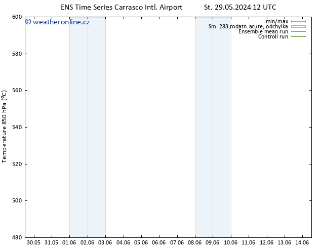 Height 500 hPa GEFS TS St 29.05.2024 18 UTC