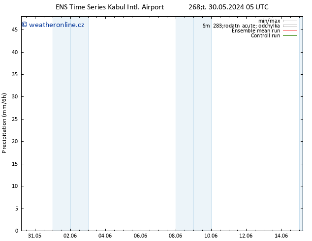 Srážky GEFS TS Po 03.06.2024 05 UTC