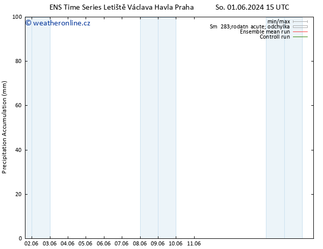Precipitation accum. GEFS TS Út 04.06.2024 09 UTC