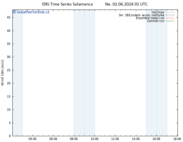 Surface wind GEFS TS Út 04.06.2024 13 UTC