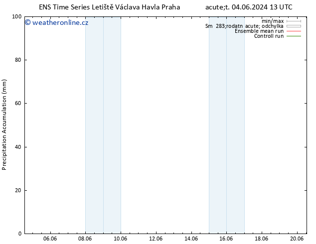 Precipitation accum. GEFS TS Út 11.06.2024 13 UTC