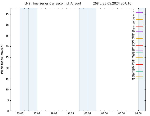 Srážky GEFS TS Pá 24.05.2024 02 UTC