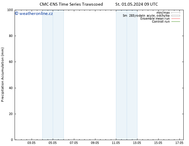 Precipitation accum. CMC TS St 08.05.2024 21 UTC