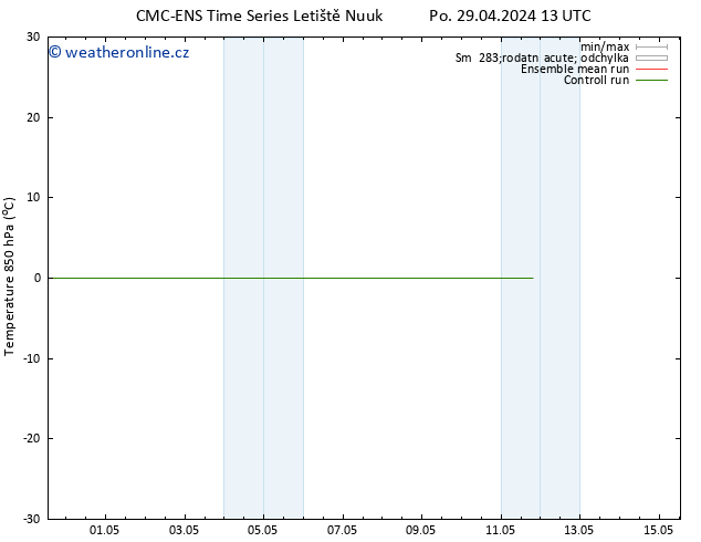 Temp. 850 hPa CMC TS Ne 05.05.2024 07 UTC