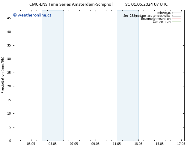 Srážky CMC TS Čt 09.05.2024 07 UTC