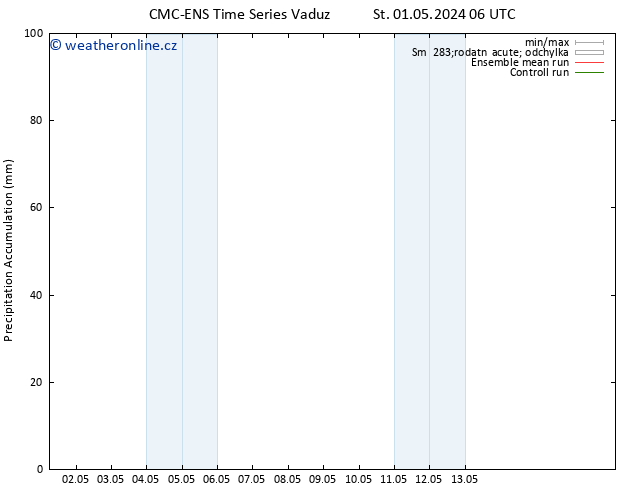 Precipitation accum. CMC TS St 08.05.2024 18 UTC