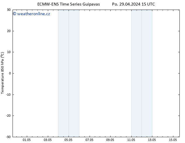 Temp. 850 hPa ALL TS Čt 09.05.2024 15 UTC