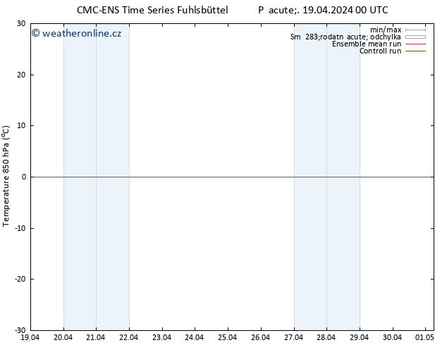 Temp. 850 hPa CMC TS Po 29.04.2024 00 UTC