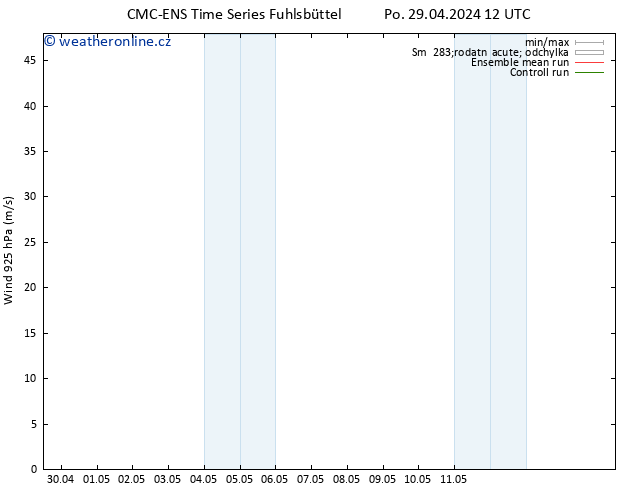 Wind 925 hPa CMC TS Čt 09.05.2024 12 UTC