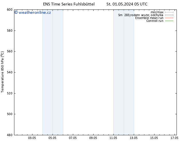 Height 500 hPa GEFS TS St 01.05.2024 23 UTC