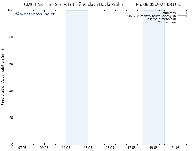 Precipitation accum. CMC TS St 08.05.2024 02 UTC