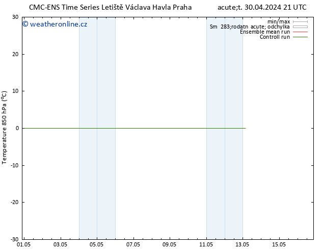 Temp. 850 hPa CMC TS Čt 02.05.2024 09 UTC