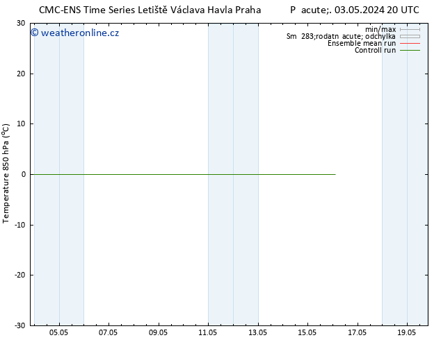 Temp. 850 hPa CMC TS Čt 16.05.2024 02 UTC