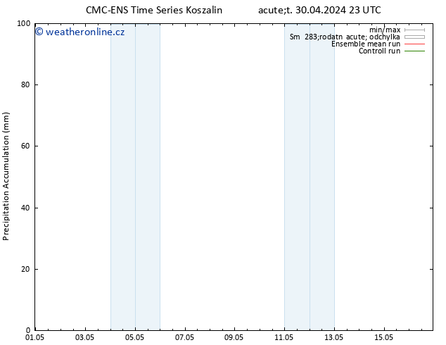 Precipitation accum. CMC TS St 01.05.2024 23 UTC