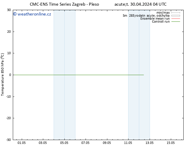 Temp. 850 hPa CMC TS Út 30.04.2024 10 UTC