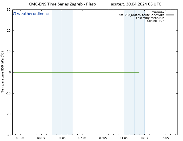 Temp. 850 hPa CMC TS Út 30.04.2024 11 UTC