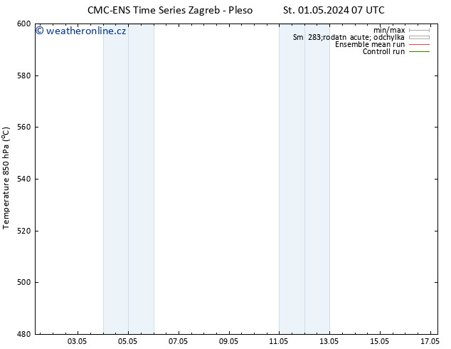 Height 500 hPa CMC TS Čt 02.05.2024 07 UTC