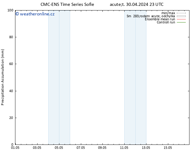 Precipitation accum. CMC TS St 08.05.2024 11 UTC