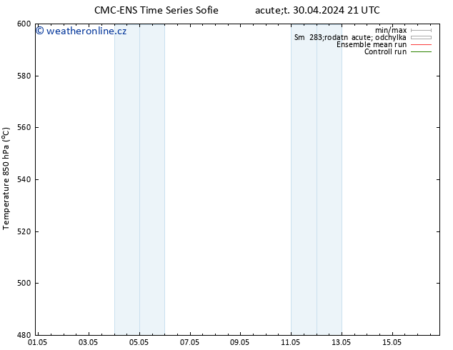 Height 500 hPa CMC TS Út 30.04.2024 21 UTC