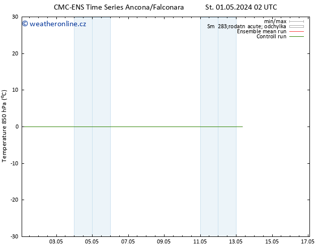 Temp. 850 hPa CMC TS So 11.05.2024 02 UTC