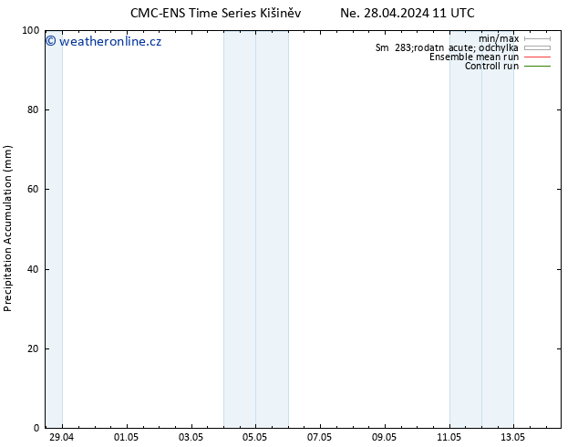 Precipitation accum. CMC TS St 08.05.2024 11 UTC