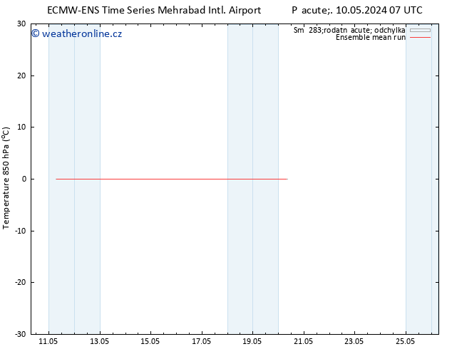 Temp. 850 hPa ECMWFTS Ne 12.05.2024 07 UTC