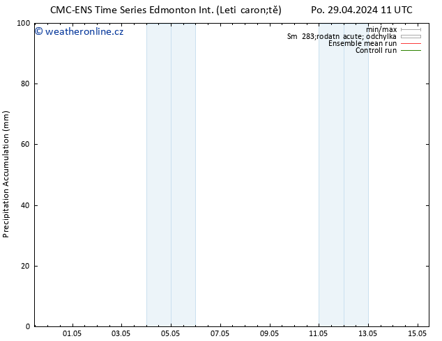 Precipitation accum. CMC TS So 04.05.2024 11 UTC