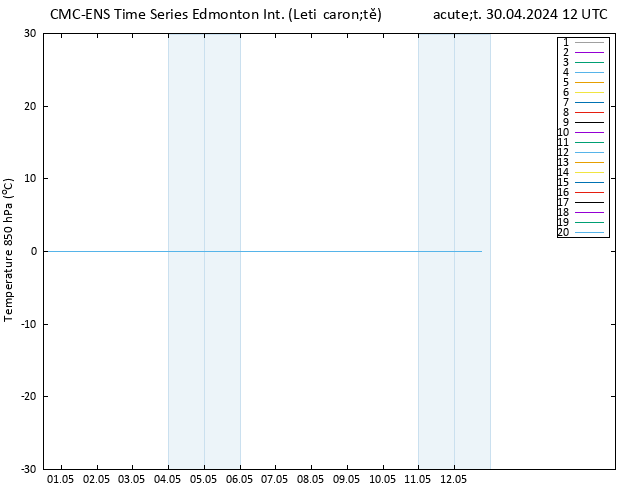 Temp. 850 hPa CMC TS Út 30.04.2024 12 UTC