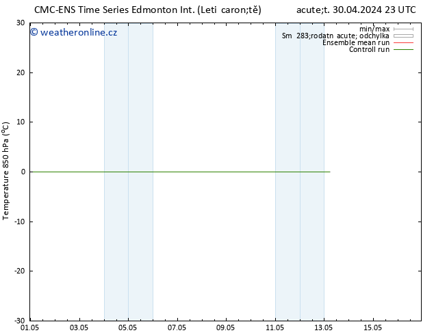 Temp. 850 hPa CMC TS Pá 03.05.2024 23 UTC