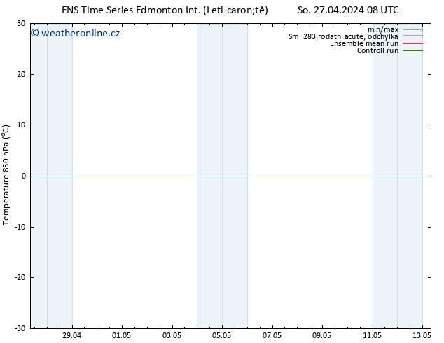 Temp. 850 hPa GEFS TS So 27.04.2024 14 UTC