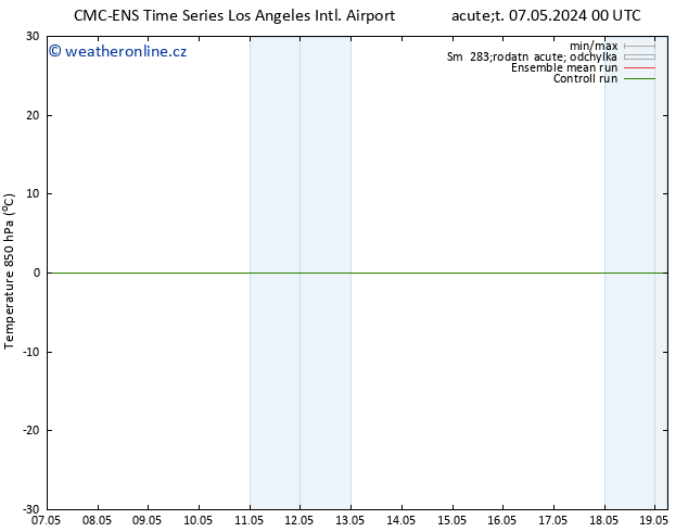 Temp. 850 hPa CMC TS Út 14.05.2024 12 UTC