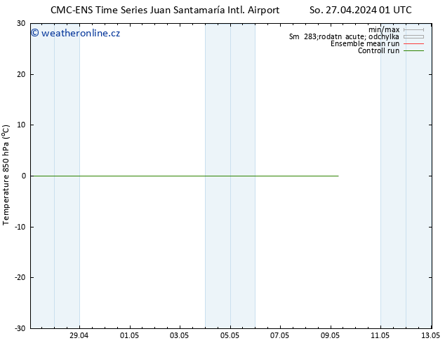 Temp. 850 hPa CMC TS Čt 09.05.2024 07 UTC