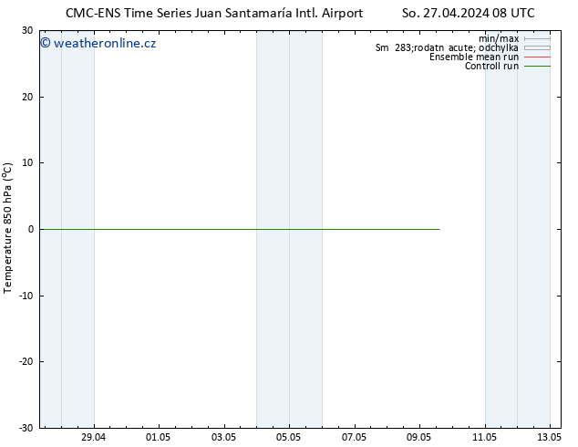 Temp. 850 hPa CMC TS Čt 09.05.2024 14 UTC