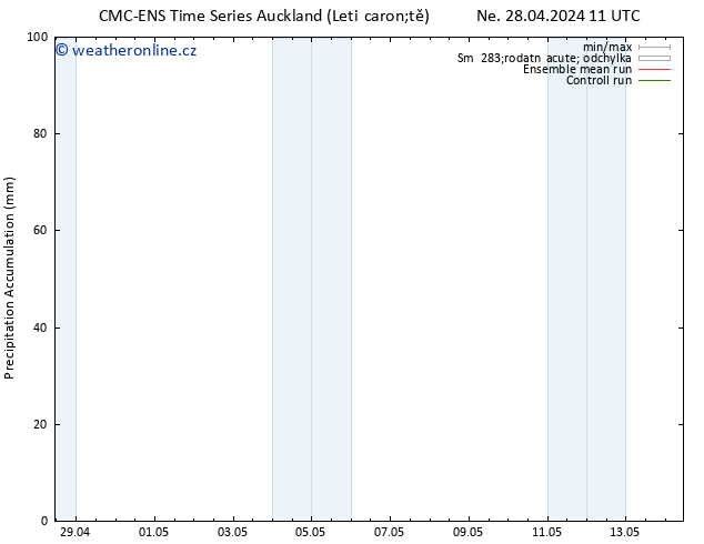 Precipitation accum. CMC TS Po 29.04.2024 11 UTC