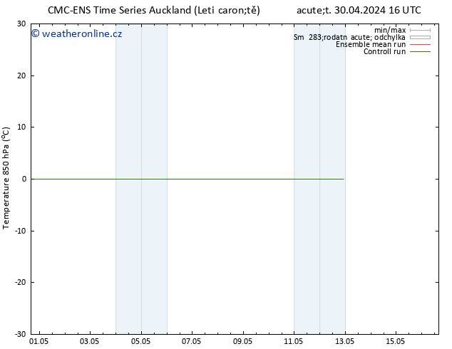Temp. 850 hPa CMC TS Pá 10.05.2024 16 UTC