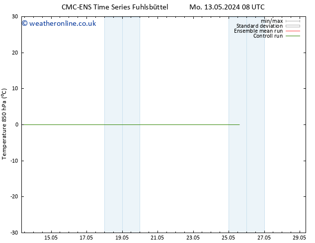 Temp. 850 hPa CMC TS Th 16.05.2024 08 UTC