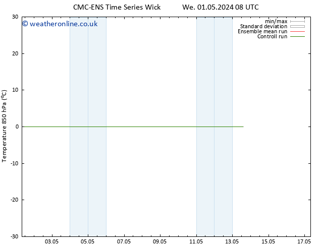 Temp. 850 hPa CMC TS Mo 13.05.2024 14 UTC